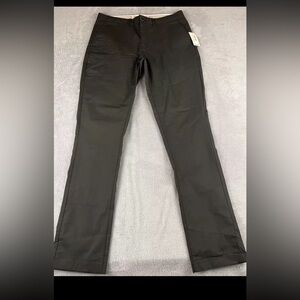 Nifty Genius mens truffle Straight Leg Stretch Mid Rise Chino Pants size 32x32